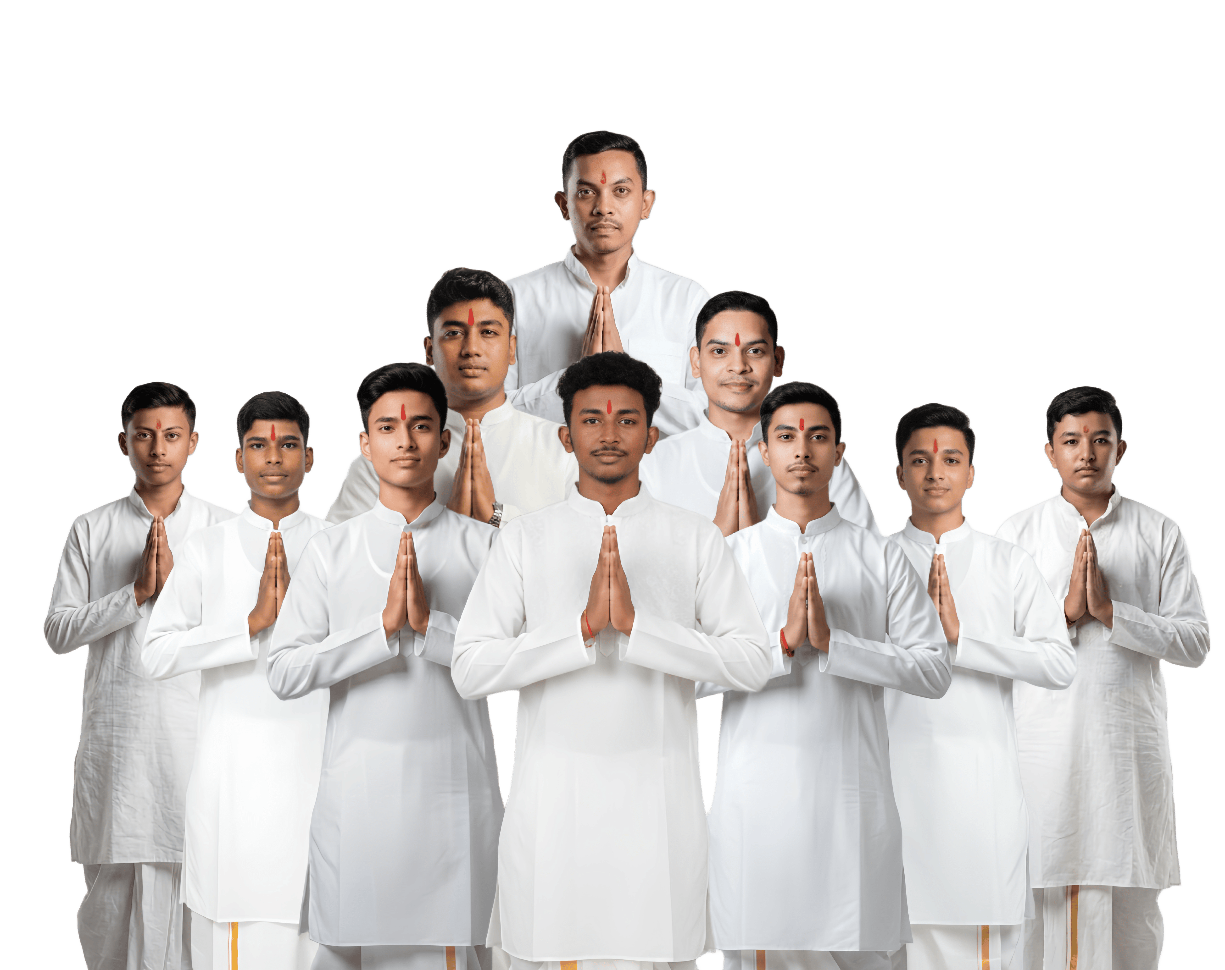 শ্রী শ্রী রাধামাধব যুব নামহট্ট সংঘের সদস্যগণ